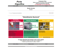 Tablet Screenshot of portafrigorifica.com.br
